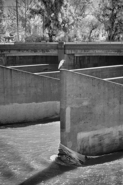 Los Angeles river, Los Feliz bridge